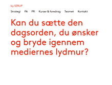 Tablet Screenshot of byserup.dk